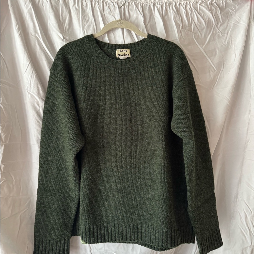 Acne Studios Samara wool sweater - Small - hunter green - great pre-loved
